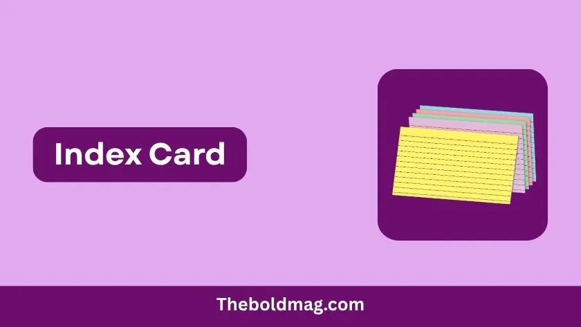 index card