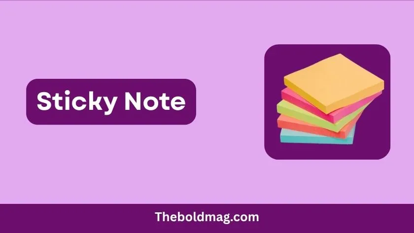 sticky note