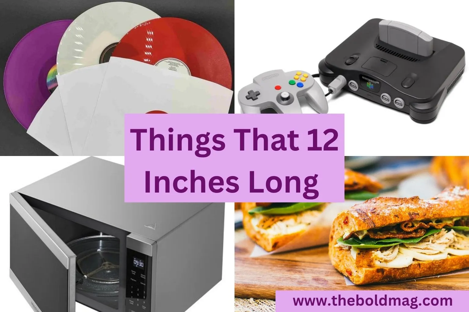10 Everyday Objects That Are About 12 Inches Long