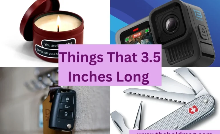 objects that are 3.5 inches long