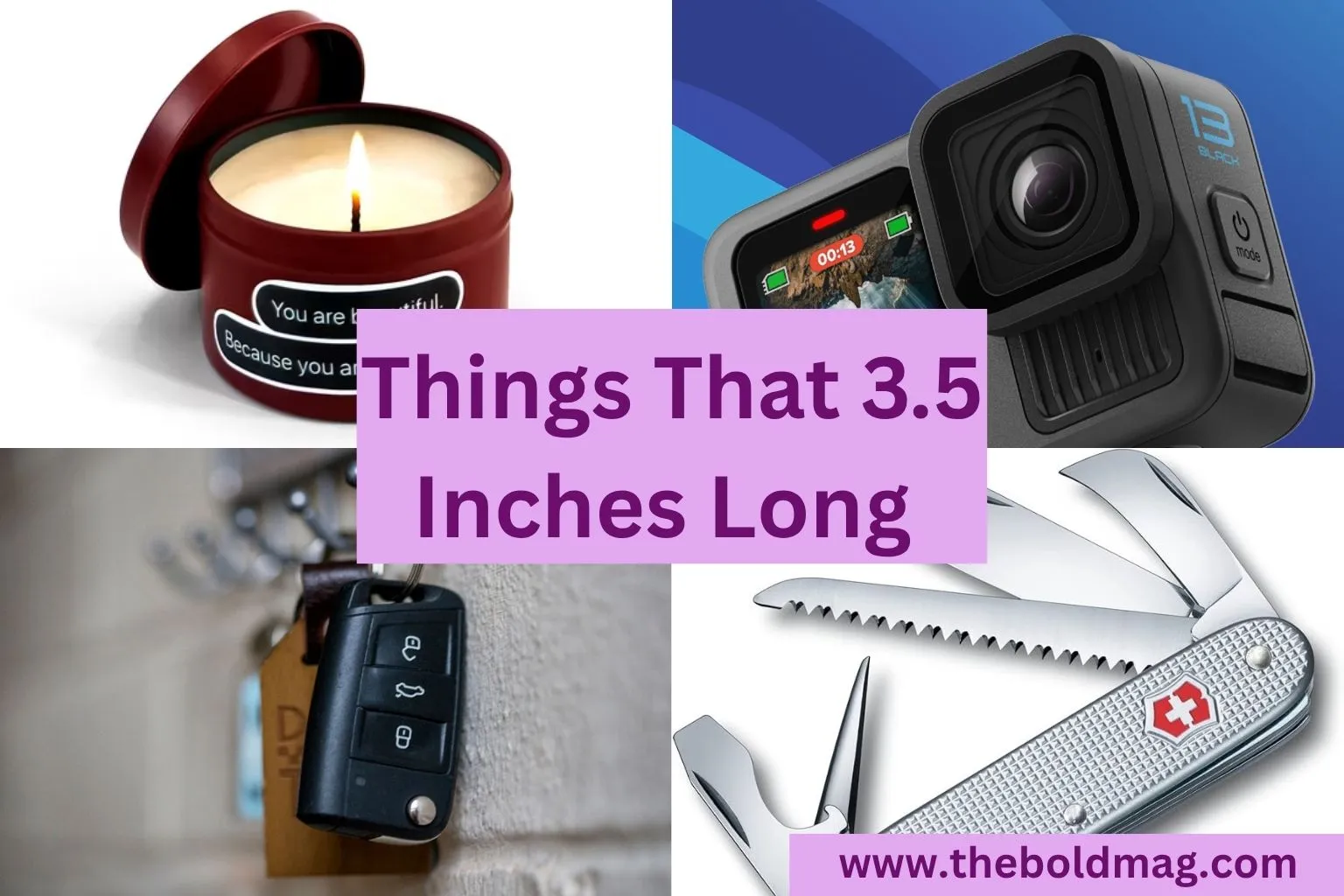 15 Everyday Objects That Are About 3.5 Inches Long