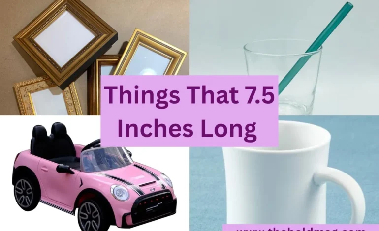 objects that are 7.5 inches long